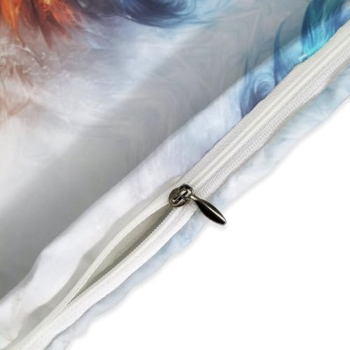 Funda nórdica 135x200 para niños de microfibra suave con diseño de animales 5