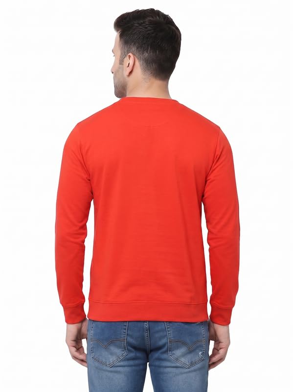 Image of Full Sleeve Cotton T-Shirt for Men & Boys | Round Neck Casual Graphic Printed Tee | Regular Fit Comfortable Everyday Wear | Peace