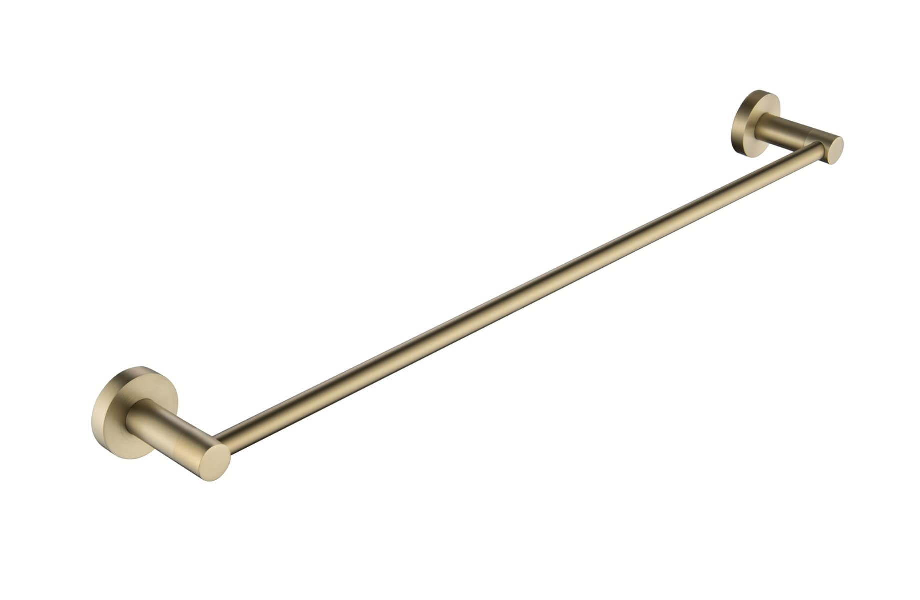 Fashion home Single Towel Bar Wall Mounted Towel Rod Modern Towel Rail for Bathroom,Brushed Gold