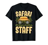Safari Staff Art For Men Women Zookeeper Costume Zoo Jungle T-Shirt