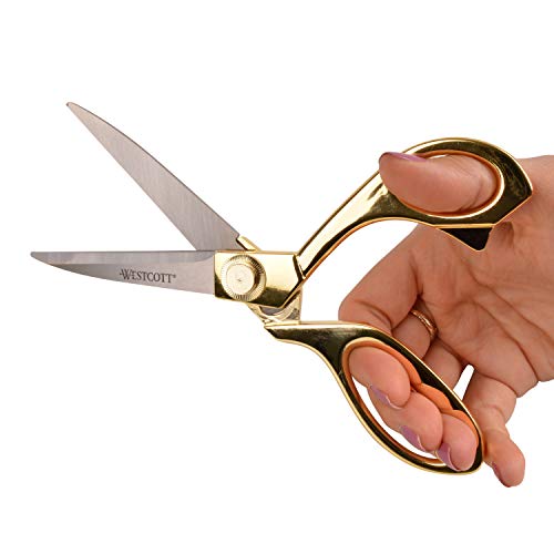 Westcott 17196 8-Inch Stainless Steel Gold Scissors For Office and Home by Westcott - Used condition - Image 4