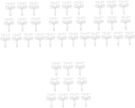 BESPORTBLE 4 Pacotes/10 Peças Capas De Janela De Polia De Cortina Para Kit De Suspensórios Domésticos Persianas Para Janelas Persianas De Janela Branca Peça De Reposição Persianas Verticais