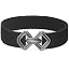 Black Band Black Rhombus Buckle