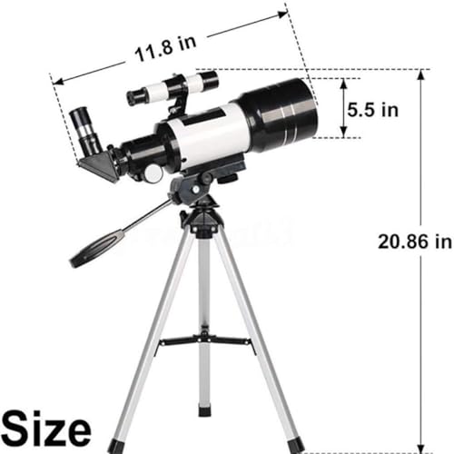 Telescopio Refractor Astronómico con Trípode, Compacto y Portátil miniatura 7