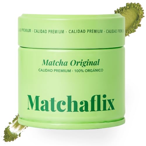 Matchaflix | Té Matcha Premium Original 100% | Matcha en Polvo para 1 Mes | Té Matcha | Macha Té | 30g