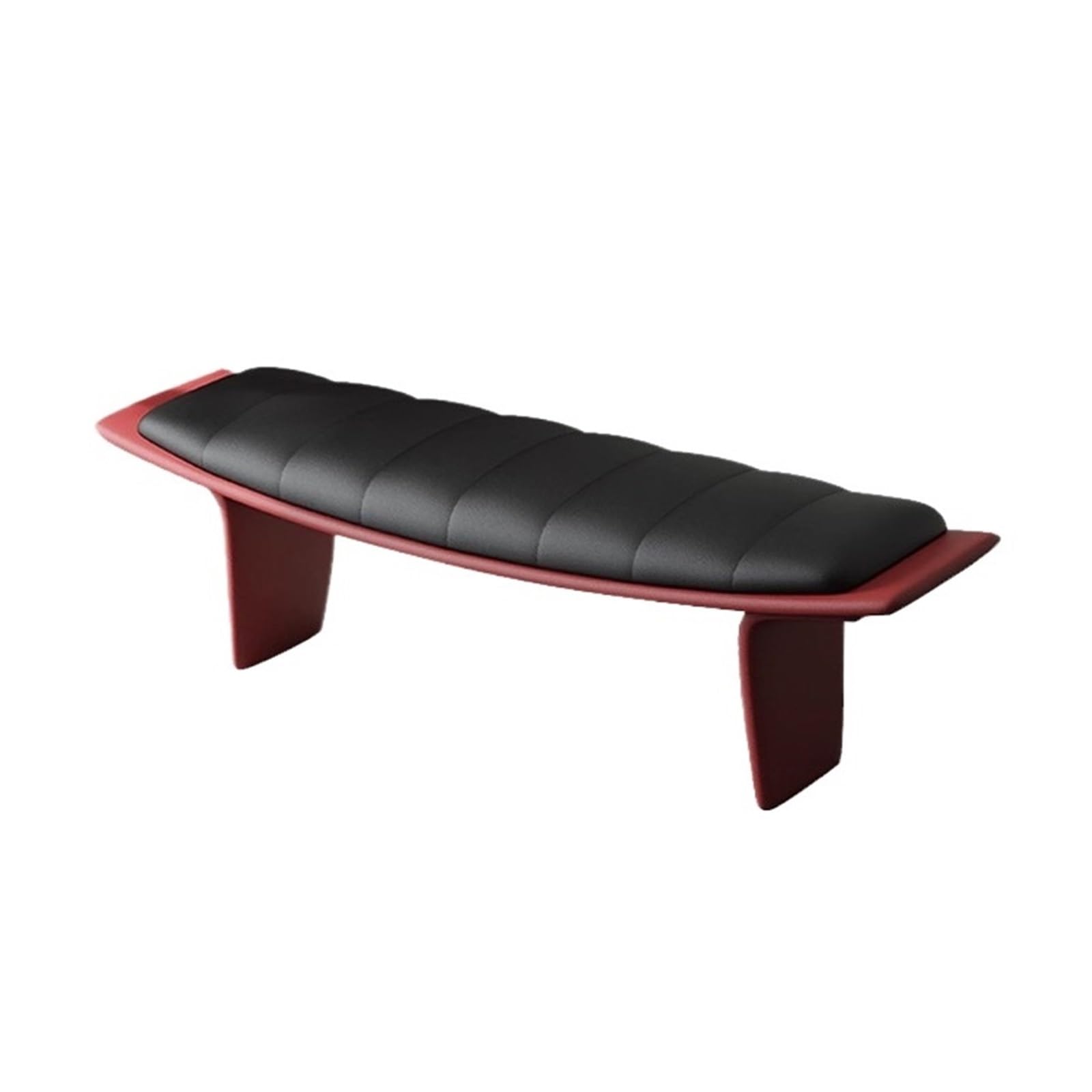 XUJUAN-0227 End of Bed Metal Living Room Shoe Changing Stool Bedroom Leather Upholstered Bed end(Medium)
