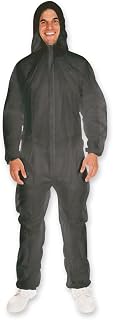 50 Stück Hygostar Overalls mit Kapuze | PP, weiß, XXL, L: 180cm, Umfang: 140cm, Karton, Hygienebekleidung, Schutzkleidung, Schutzanzug