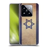 Head Case Designs Israel Israeli Vintage Flags Set 2 Soft Gel Case Compatible with Xiaomi 14 Pro