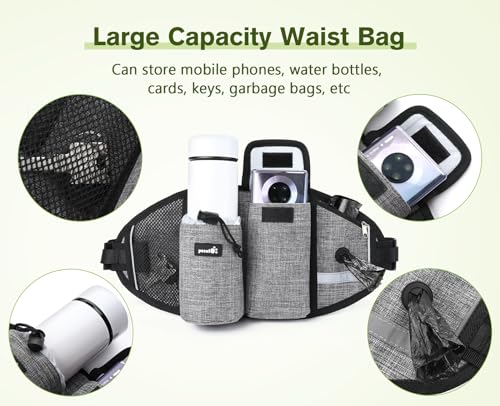 Pecute Hundeleine für Hunde, bis zu 110 kg, stoßfest, bequem, reflektierende Nähte, ideal zum Laufen, Joggen und Gehen (weiß)