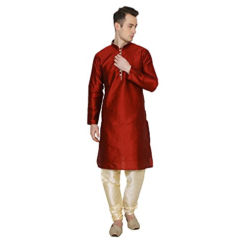 Image of Royal Kurta Men's Silk Blend Kurta Pyjama Set
