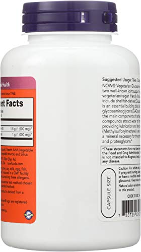 Now Foods Vegetarian Glucosamine & Msm, 120 Ct #TOP1