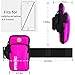 Innens Cell Phone Running Armband for iPhone 13 11 Pro 11 XS XR 8, Galaxy S20 S10 S9, Water Resistant Sports Phone Holder with Adjustable Band and Earphone Jack for Hiking Biking Walking- 7inch(Pink)