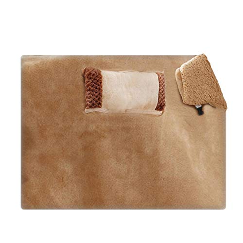 USB-Heizdecke - beheizte Decke Warme Decke mit beheizter Taschenzone Multifunktionaler Handwärmer Knieschoner Büro Mittagspause Heizdeckenabdeckung Decke für zu Hause Cover