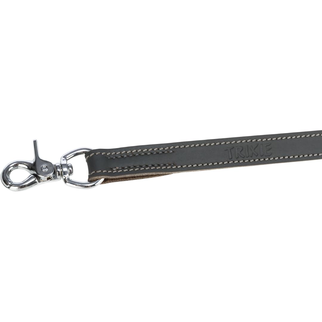 Rustic fatleather lead, XS-S: 1.20 m/12 mm, grey, grau - Image 3