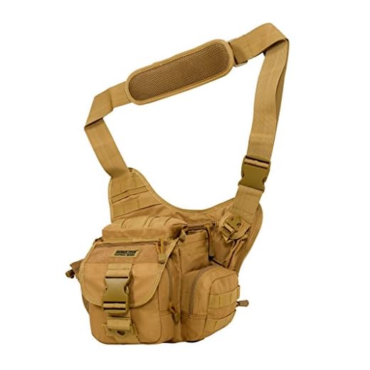 Seibertron Múltiples Funciones Táctico Messenger Bag Bolsos Hombre de Mensajero al Hombro de Bandolera Multifuncional de Tela de Lona para Viaje Caqui