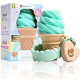 ★ ESTIMULACIÓN MULTISENSORIAL: Viene en 5 bonitos colores (Fresa, Chocolate, Vainilla, Matcha y Menta) que despertarán la curiosidad de tu bebé y su imaginación. Al mismo tiempo, se activa la estimulación sensorial del bebé (vista y tacto) y se contribuye a su desarrollo cerebral.