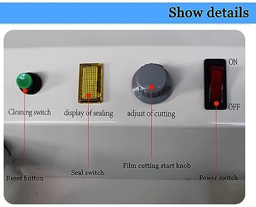 Manual Heat Sealing Machine - 60cm Retractable POF PVC Film Packaging, Efficient Thermal Sealer for Home & Business, Perfect for Quick & Easy Sealing Solutions