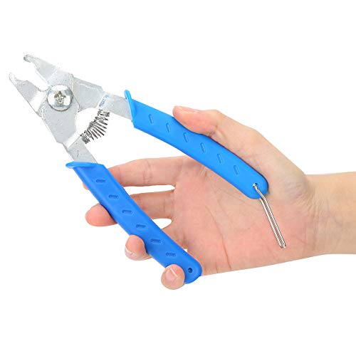 Alicate de reparo de gaiola de coelho antideslizante de metal para todas as gaiolas