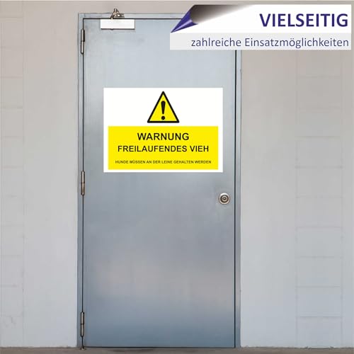 Autocollant bétail libre grand format pour cabinet et médecin