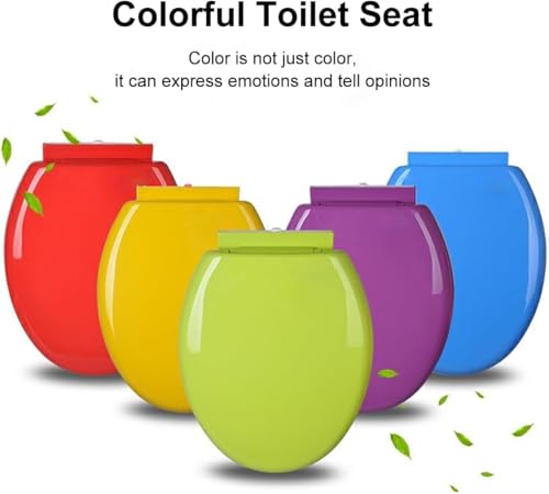 Abattant WC rond vert durable en polypropylène haute densité - 3