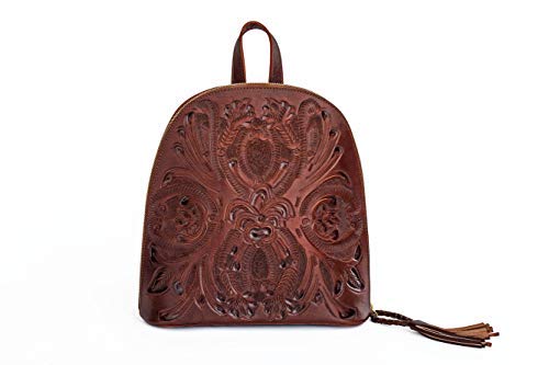 minimalist leather backpack