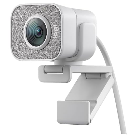 Logitech StreamCam, Cámara Web con USB-C para Streaming de vídeo y creación de Contenido, Vídeo vertical Full HD 1080p a 60 fps, Versatilidad de montaje, para YouTube, Gaming Twitch, PC/Mac, Blanco