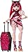 Monster High Skulltimate Secrets Draculaura Doll and Accessories Set, Destination: Gore-geous Oasis with Suitcase and 19+ Surprises Like Clothes