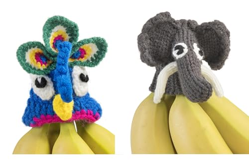 NANA HATS Banana Keeper for Freshness, Banana Cap & Covers, Organic Bananas Storage Solution, Keep Bananas Fresh Longer, Silicone Protector Case for Lunch Box or Kitchen Use, AS SEEN ON SHARK TANK