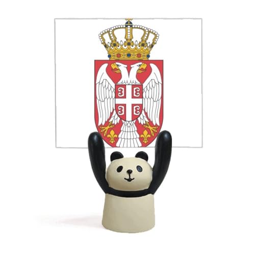 Panda support porte-emblème national Serbie UE idée cadeau