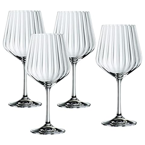 Spiegelau & Nachtmann, 9-Piece Gin & Tonic Set, 4 x Gin Tonic Glasses (637 ml), 4 x Glass Straws, 1 x Cleaning Brush, Tastes Good, 103143 Cover