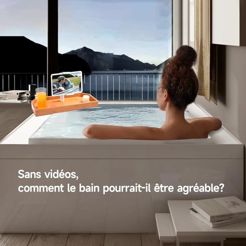 Accessoire pour Spa et Table d'appoint en Bambou pour Baignoire - 3