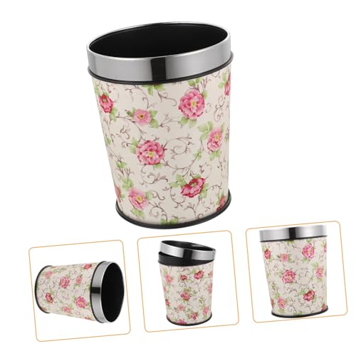 Poubelle vintage 5l plastique cuir pour éliminer les corbeilles plastiques laides