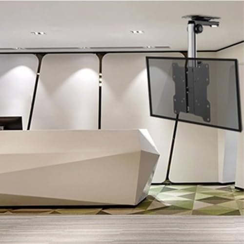 Support de plafond pour téléviseur 17-37 pouces rabattable à 90° et pivotant - 2