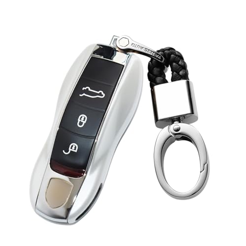 Funda de llave para Porsche Macan, protector de mando a distancia 2