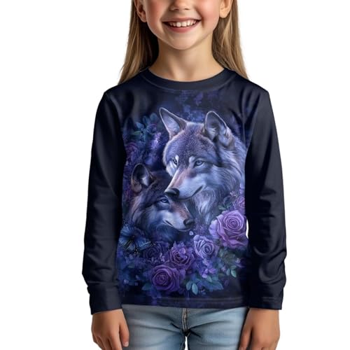 Image of Uourmeti Teens Girls Long Sleeve T Shirts Fall Outfits Boys Active Sportswear Running Tops