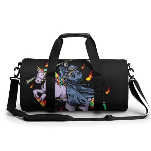 Sac de voyage crâne licorne le duffel bag des week-ends