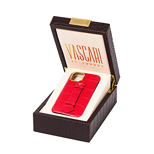 Coque effet croco rouge mat iPhone 12 Pro : finis les écrans cassés grâce au grip