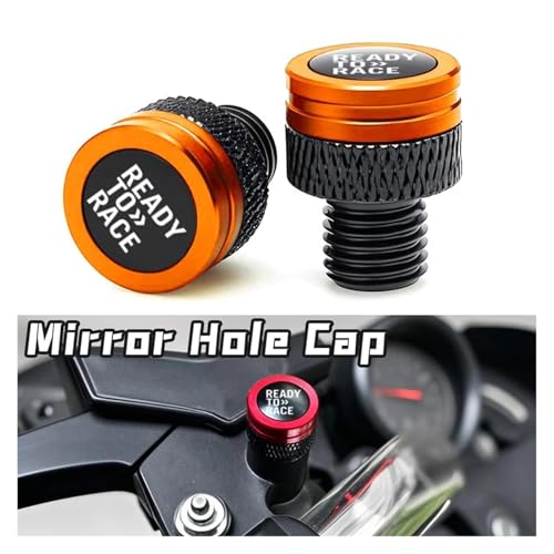 Tornillos para tapar agujeros de espejos de moto M10 evita agua y óxido en manillar 125-1290 2