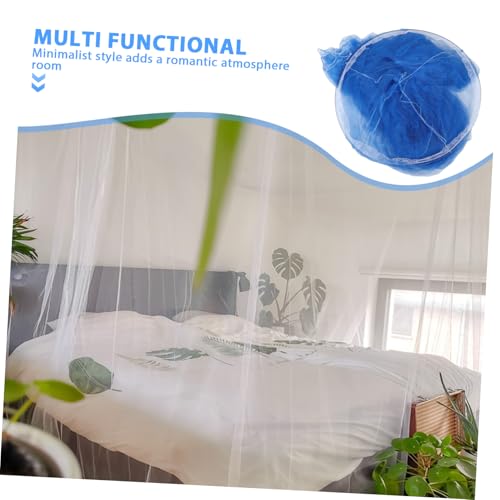Dosel de cama princesa y carpa redonda de encaje para dormitorios queen 8