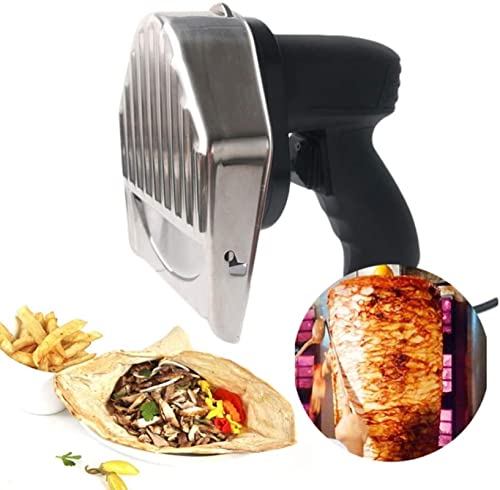 FENOKD Electric Kebab Knife,80W can Adjust The Thickness Electric Kebab Slicer Handheld Turkish Kebab Knife Electric Cleaver Machine, for Home Lamb Pork Chicken