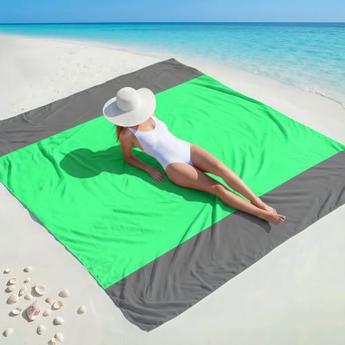 Lleva la diversión a la playa con esta manta extra grande e impermeable. Es ligera y fácil de plegar para todos tus viajes. Perfecta para picnic, camping o senderismo. Disfruta del sol sin preocupaciones y con total comodidad.