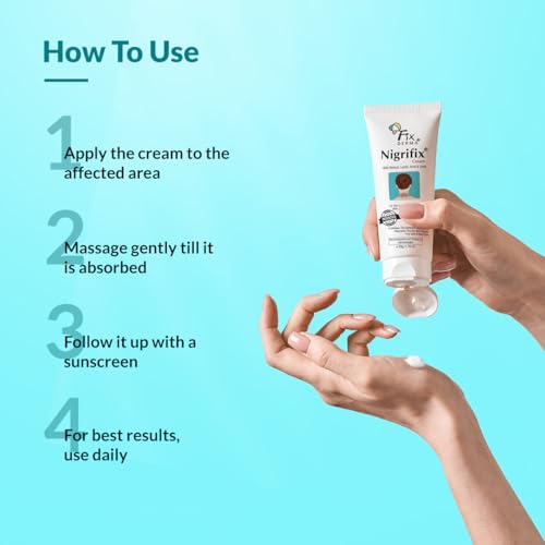 FIXDERMA Nigrifix Cream for Acanthosis Nigricans with Lactic Acid | Dermatologist Tested Retinol Cream | Useful for Dark Body Parts like Neck, Ankles, Armpits & Elbows –3.52 FlOz