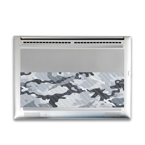 Image of Carbon Fiber Gaming Skin Compatible with HP Envy x360 16 inch (2023) - Gray Camouflage - Premium 3M Vinyl Protective Wrap Decal Cover - Easy to Apply | Crafted in The USA by MightySkins