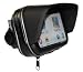 RiderMount Waterproof Sunshade 5" GPS Satnav Case with Motorcycle Motorbike Handlebar Mount for Garmin Nuvi Tomtom Go Start 5 inch