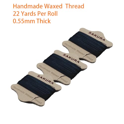 Kit de reparación para tapicería SAKURA con hilo encerado 0.55 mm y 7 agujas miniatura 3