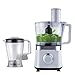 YYAI-HHJU Sokowirówka, mikser i młynek z dzbankiem 1-litrowym, pojemnik z tritanu, 2-biegowe ostrza ze stali nierdzewnej, rozdrabniacz, młynek do kawy, młynek do smoothie, biały