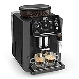 krups kaffeevollautomat ea81m8 INTUITIVE BEDIENUNG: Das extra große Sensor-Touch Bedienfeld sorgt für eine einfache Bedienung des Kaffeevollautomaten