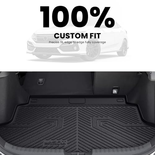 Image of LASFIT All Weather Cargo Mats for Honda Civic 2017-2021 - Hatchback