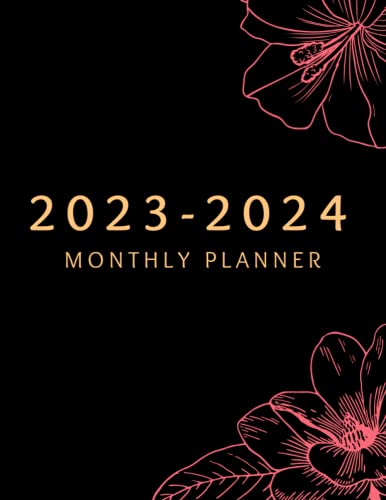 2023-2024 Montthly Planner: 2 Year Calendar monthly Planner. Yearly At a Glance Planner Calendar Schedule Organizer To Do List, Goals And Note Pages