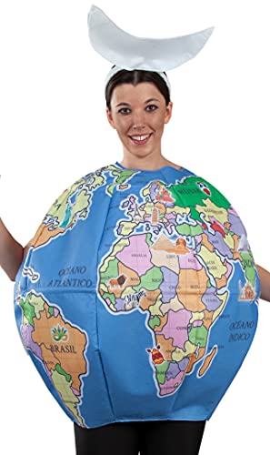 FIESTA Y CARNAVAL, SL Disfraz de Globo Terráqueo para Adulto